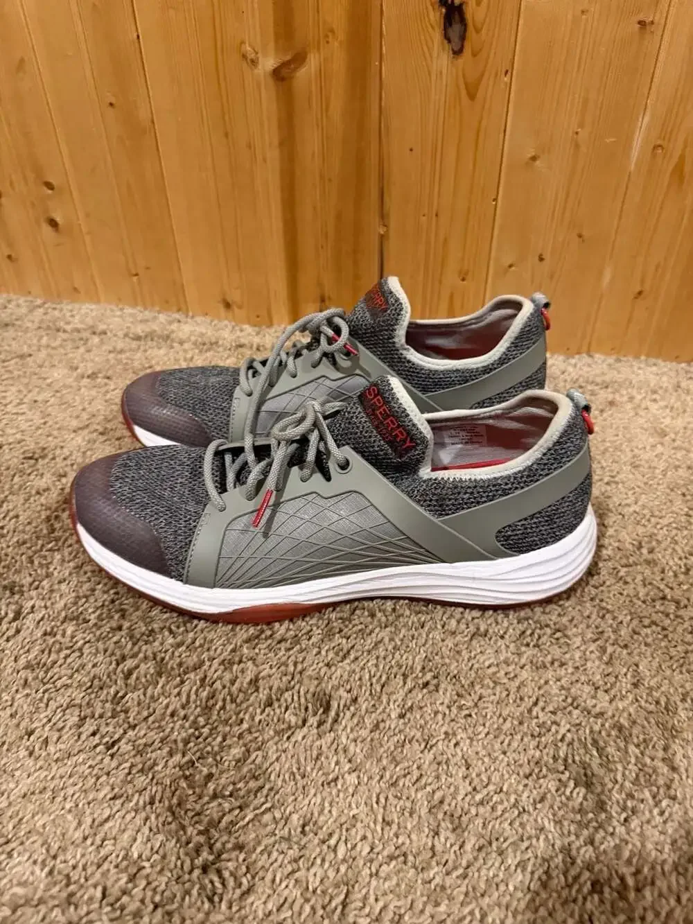 Sperry H2O Mooring Women's Quick Drying Athletic Sneakers Gray Pink Size 10M